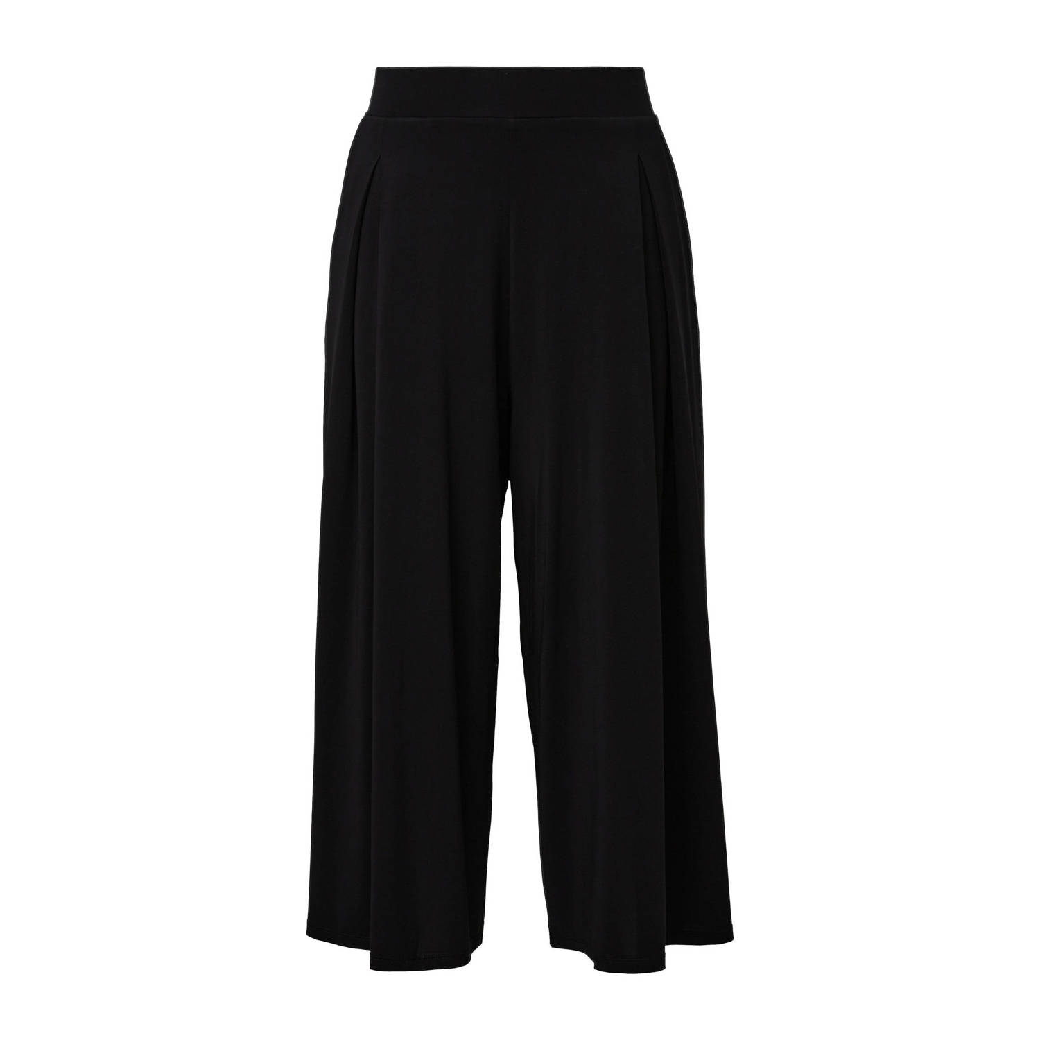S.Oliver BLACK LABEL Wide leg culotte met stolpplooien