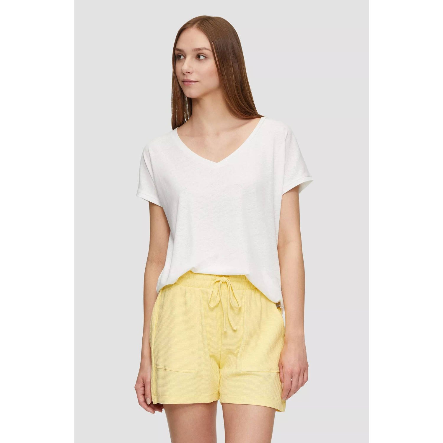 Q S by s.Oliver T-shirt lichtkaki