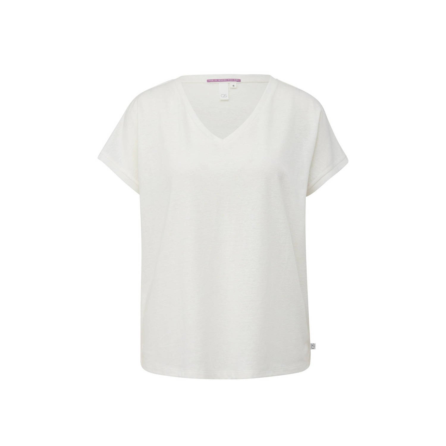 Q S by s.Oliver T-shirt lichtkaki