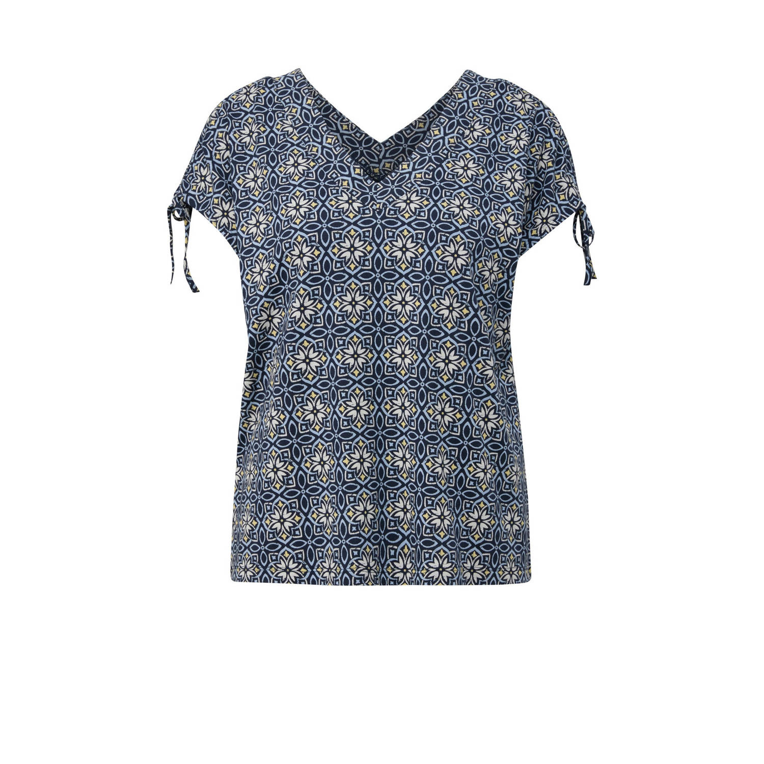 S.Oliver top ecru blauw