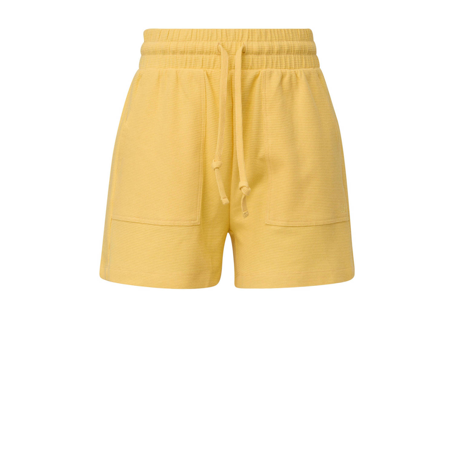Q S by s.Oliver regular fit short geel
