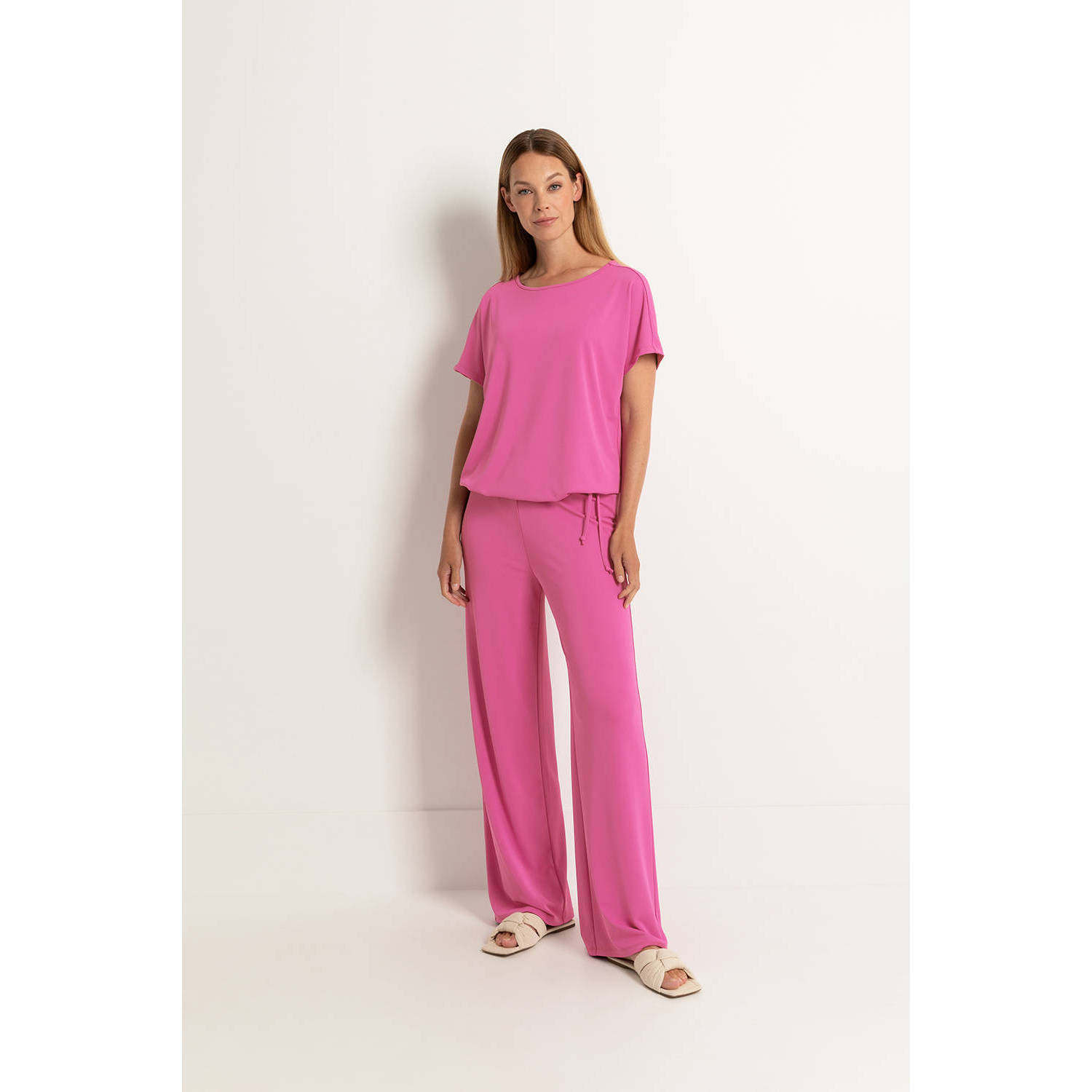 Claudia Sträter CLAUDIA BY CLAUDIA STRÄTER loose fit broek roze