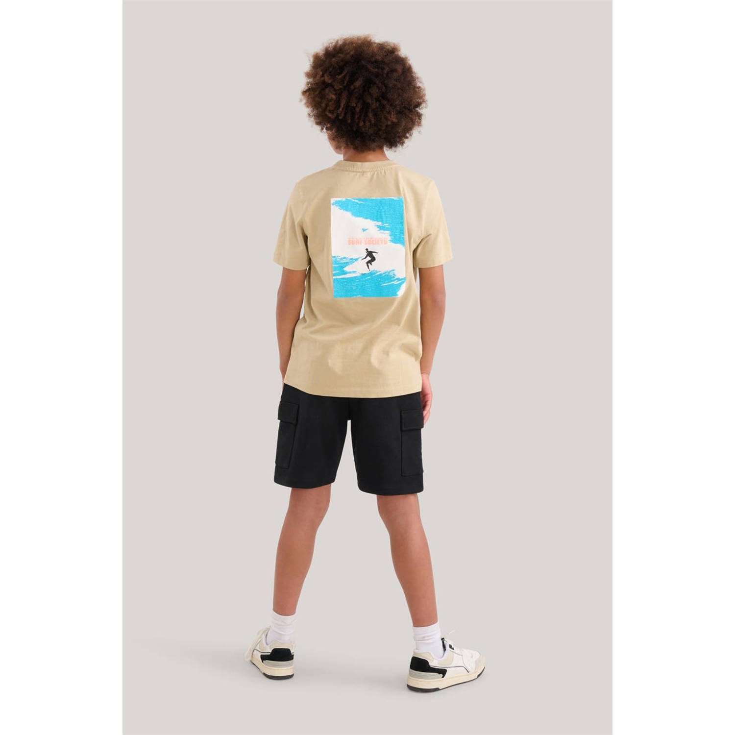 Shoeby T-shirt met printopdruk zand