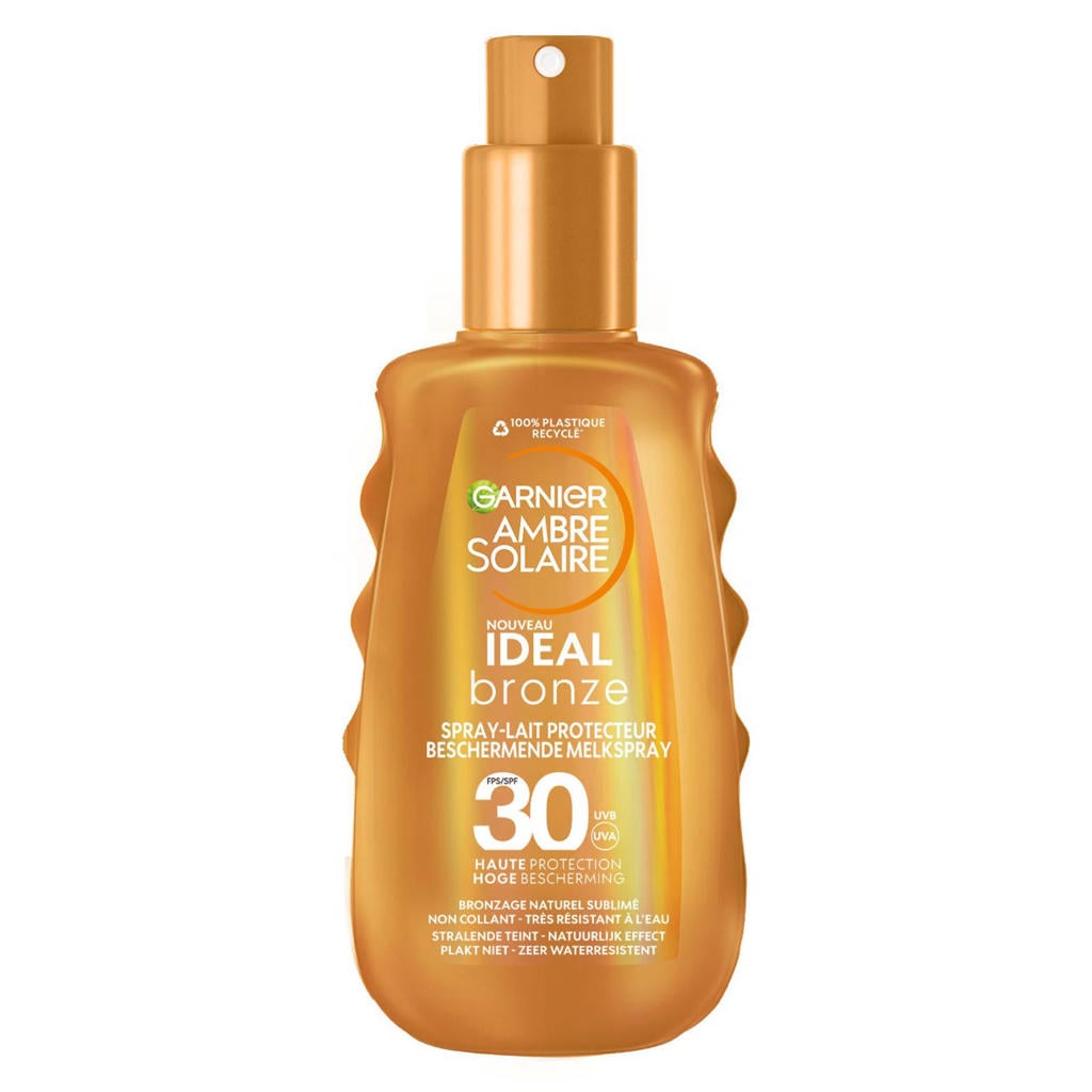 Garnier Ambre Solaire Ideal Bronze zonnebrand melkspray - SPF30 - 150 ml