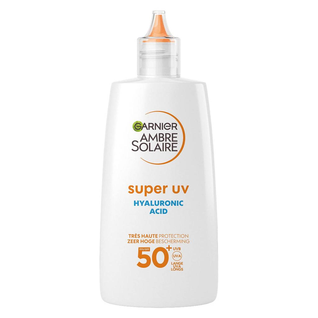 Garnier Ambre Solaire Super UV hyaluronzuur hydraterende fluid zonnebrand - SPF50+ - 40 ml