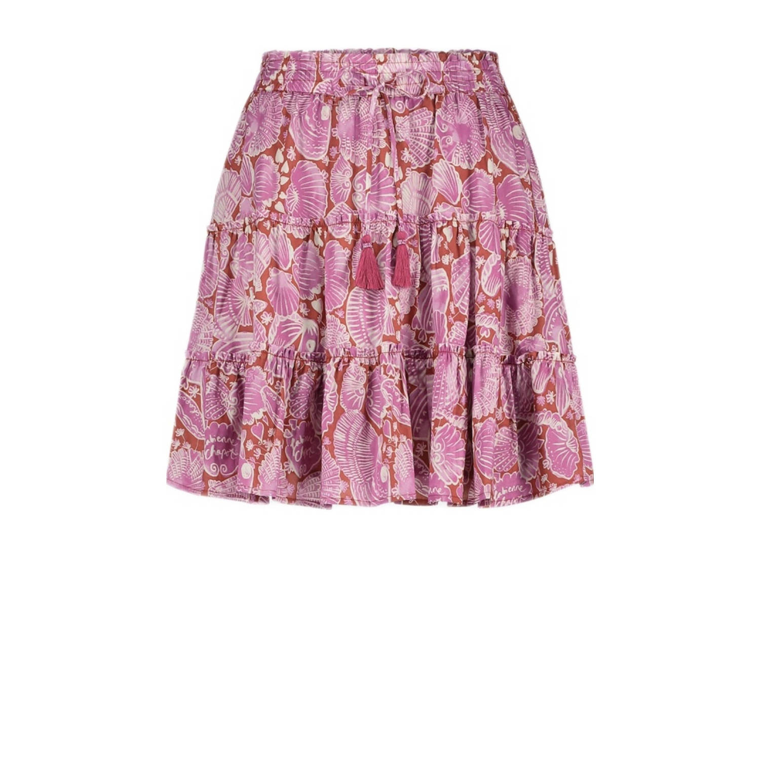 Fabienne Chapot rok met all over print roze lichtroze