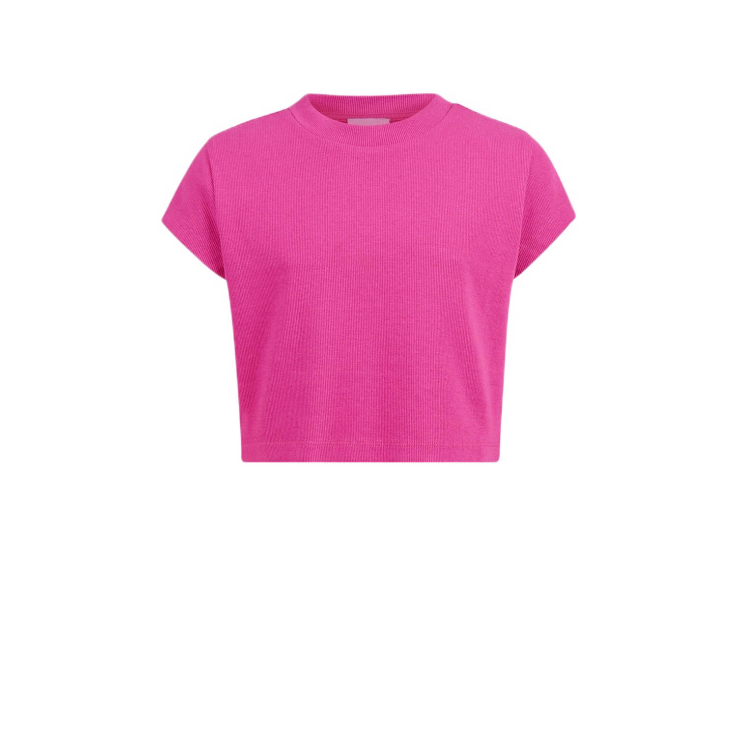 Shoeby T-shirt roze Meisjes Katoen Ronde hals Effen 110 116