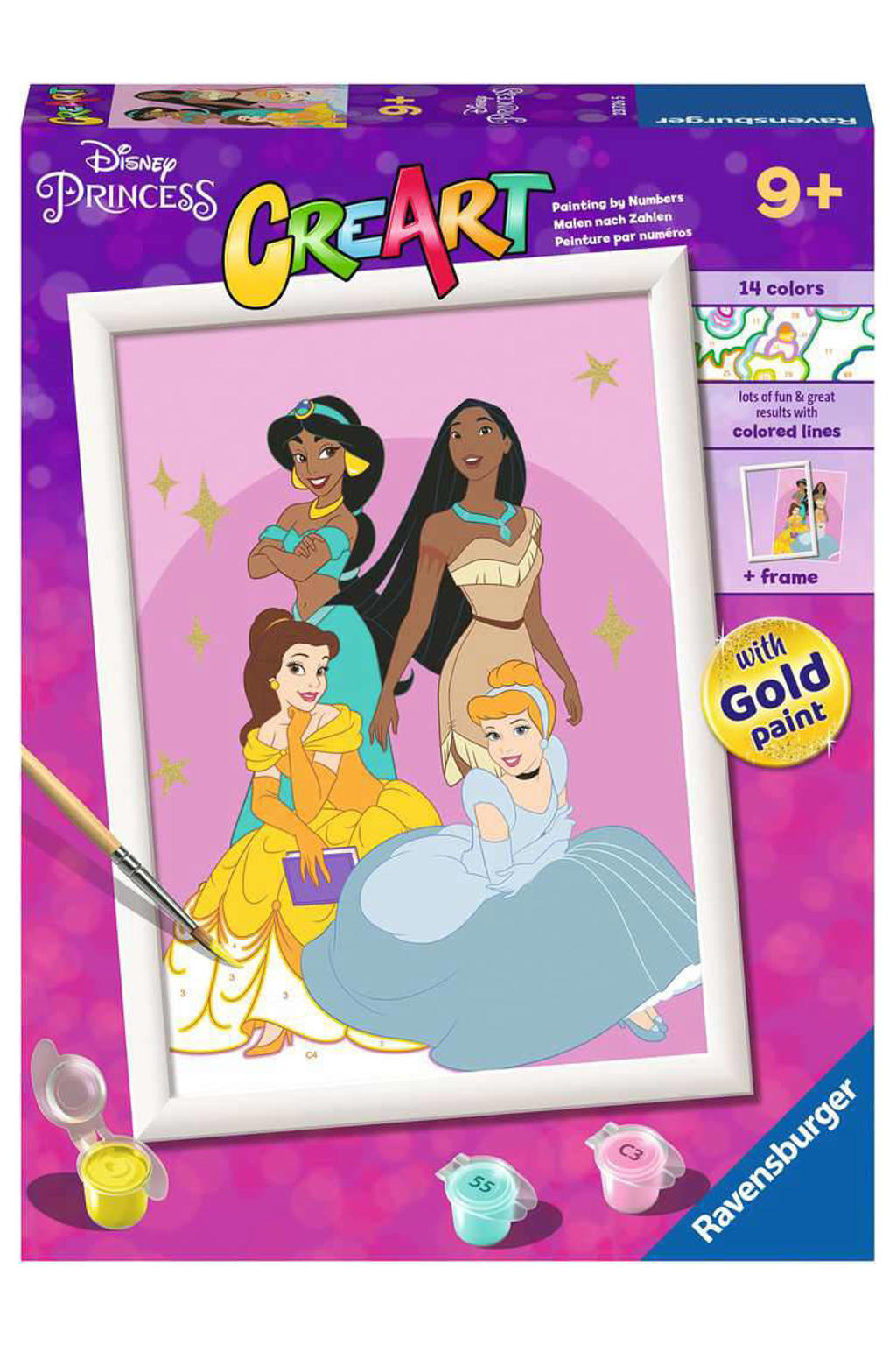 Ravensburger CreArt Disney Princesses - Schilderen op nummer voor kinderen