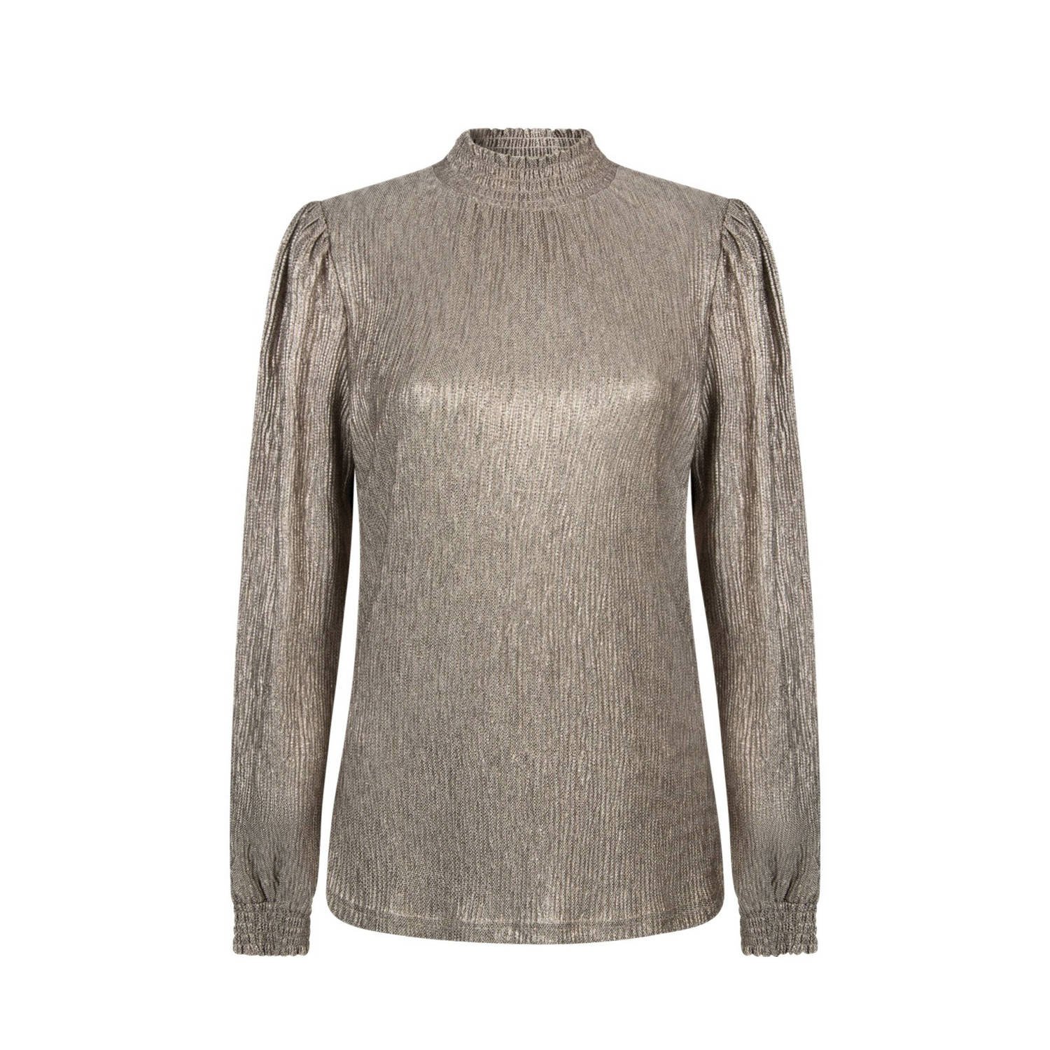 AAIKO Dames Blouses Tory Metallic Pes 165 Goud