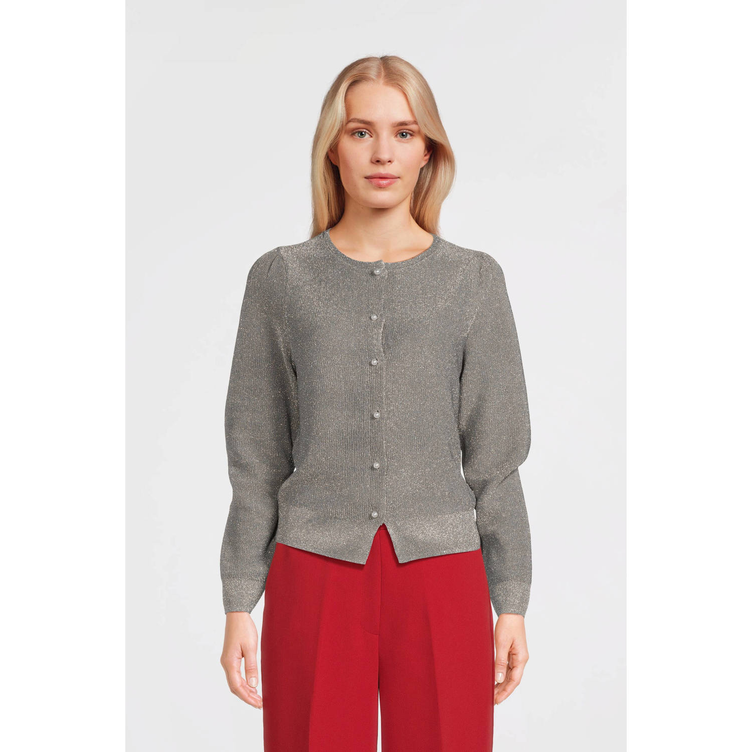 Aaiko Stijlvolle Vest Beth VIS 322 Gray Dames