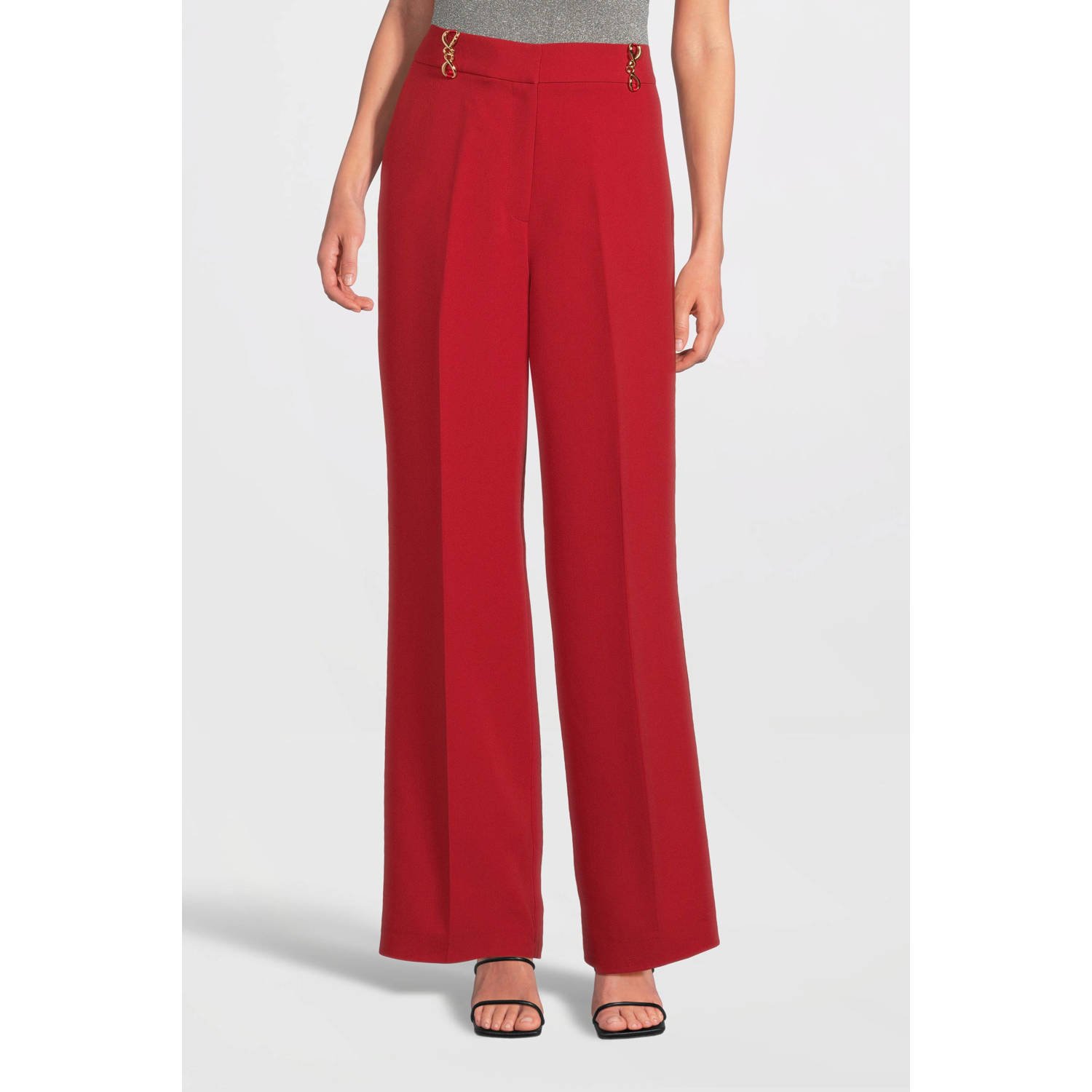 AAIKO Dames Broeken Sonja Fancy R Pes 345 Rood