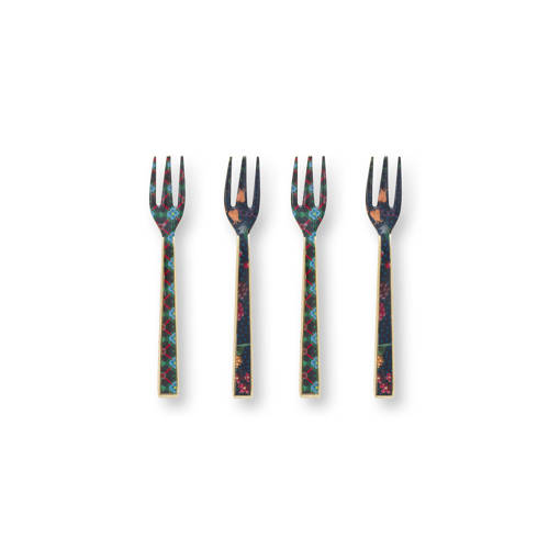 Wehkamp Pip Studio Berry Blues taartvorkjes (set van 4) aanbieding