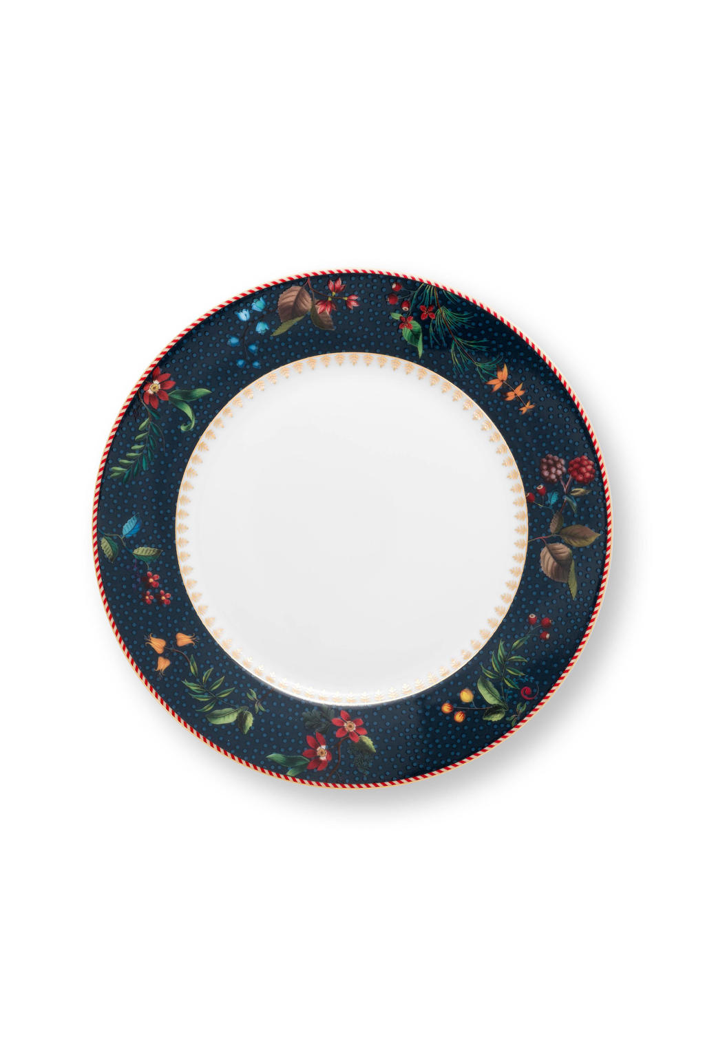 Pip Studio Berry Blues ontbijtbord (Ø21 cm)