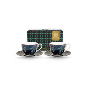 Berry Blues kop en schotel (280 ml) (set van 2)