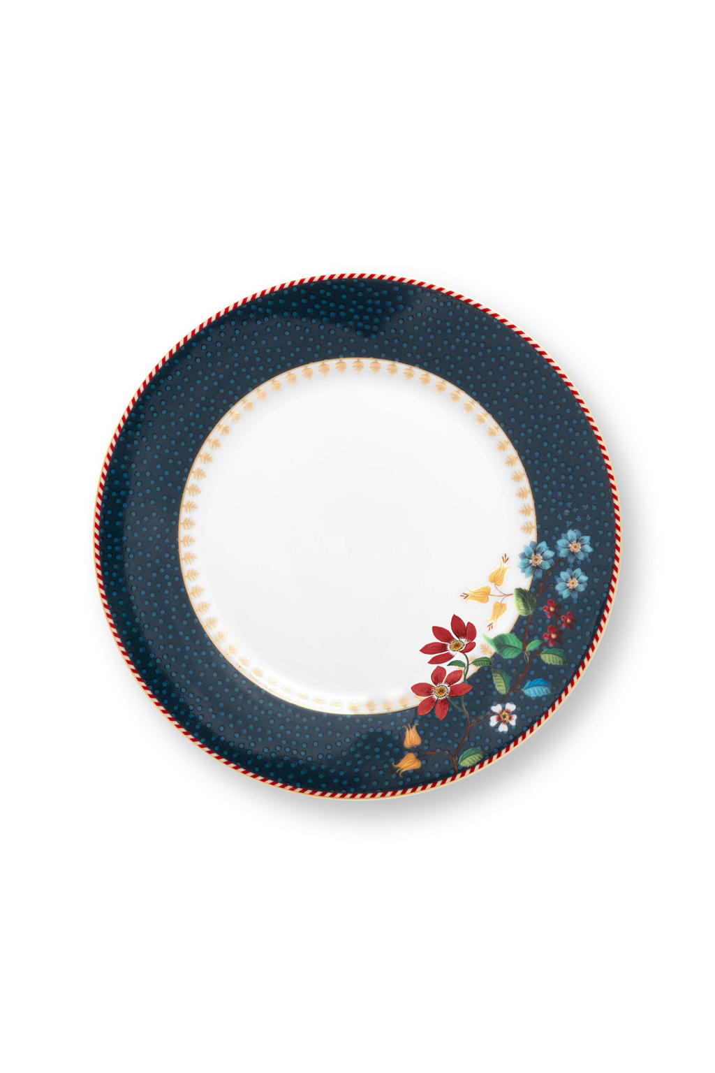 Pip Studio Berry Blues gebaksbord (Ø17 cm)