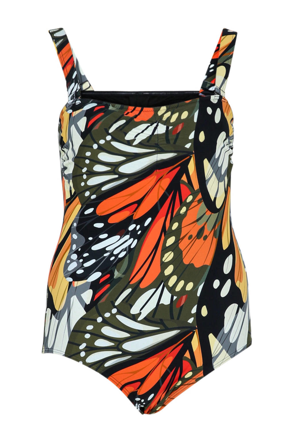 WE Fashion sweater Archer oranje/zwart