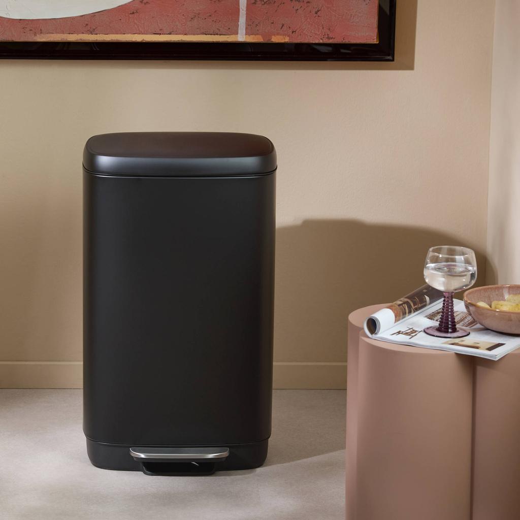 NOUS Living prullenbak (30L) - mat zwart