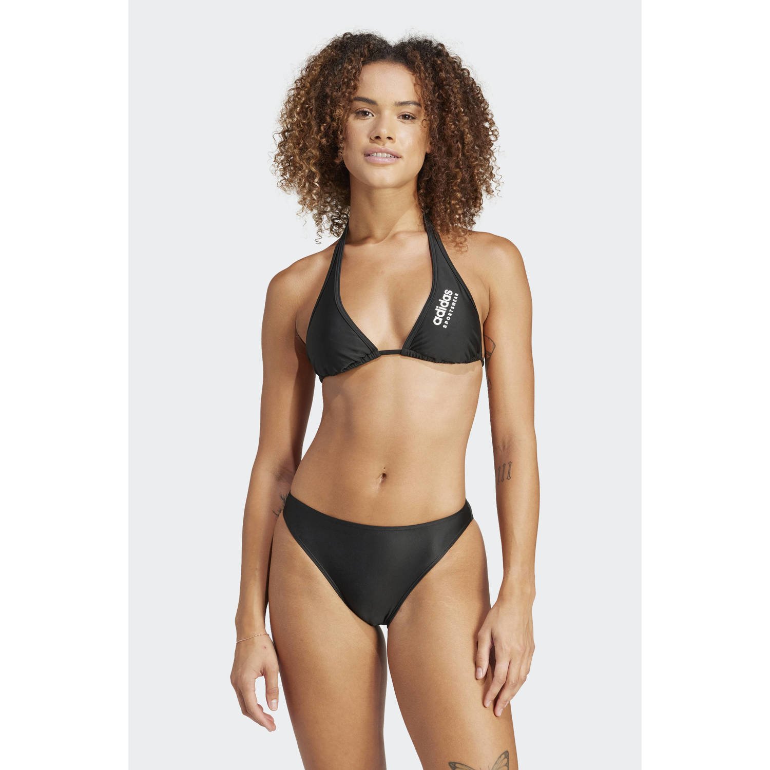 Adidas Performance voorgevormde triangel bikini zwart