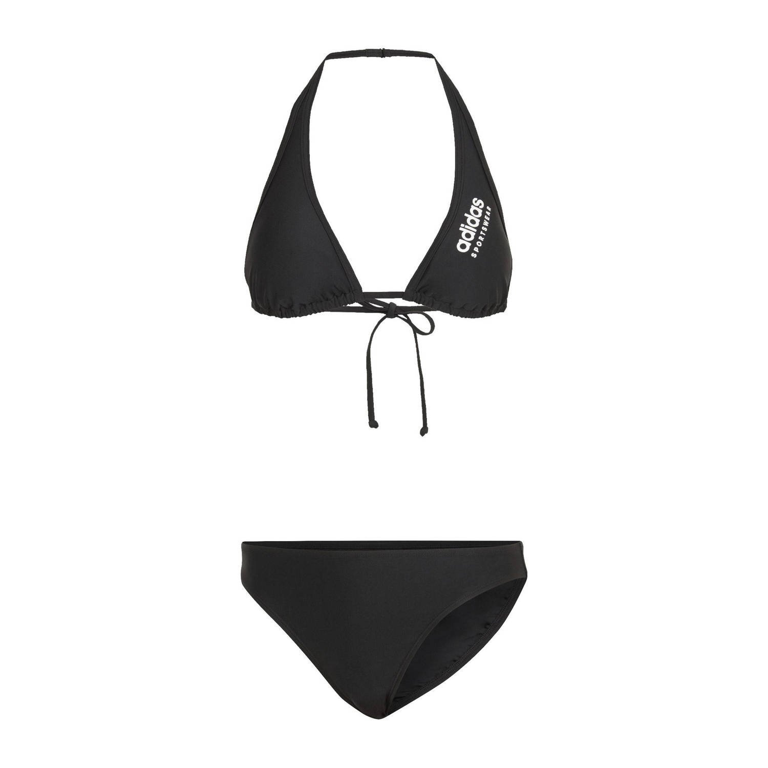 Adidas Performance voorgevormde triangel bikini zwart