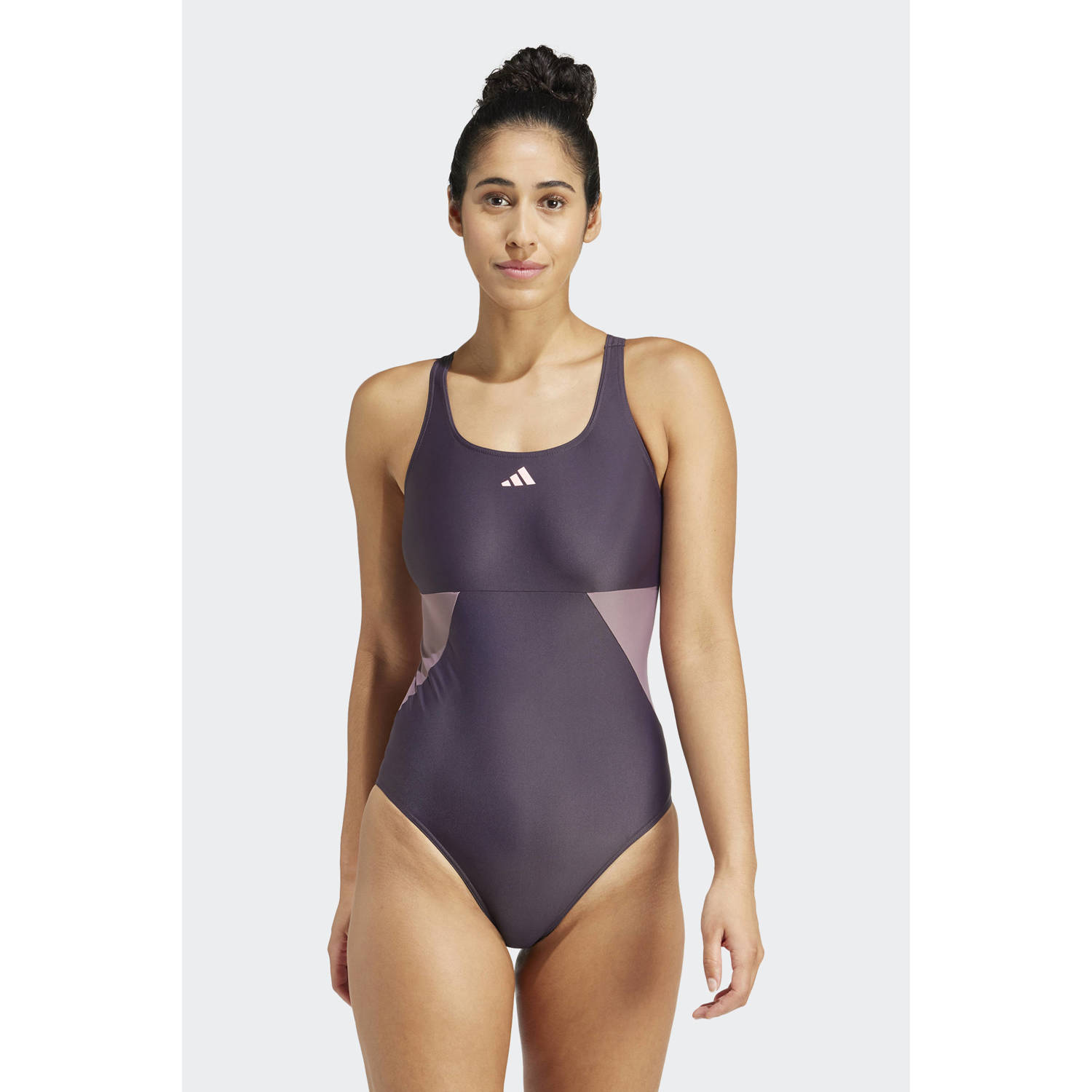 adidas Performance Infinitex sportbadpak donkergrijs