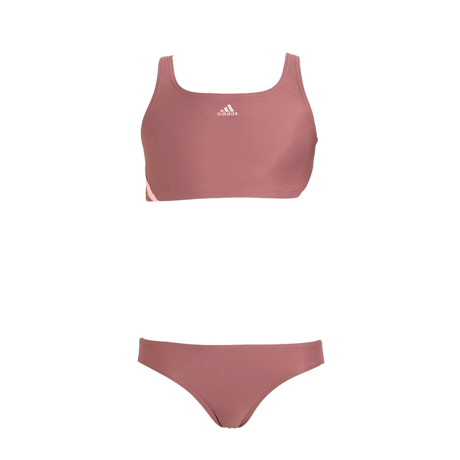 adidas Performance crop bikini oudroze