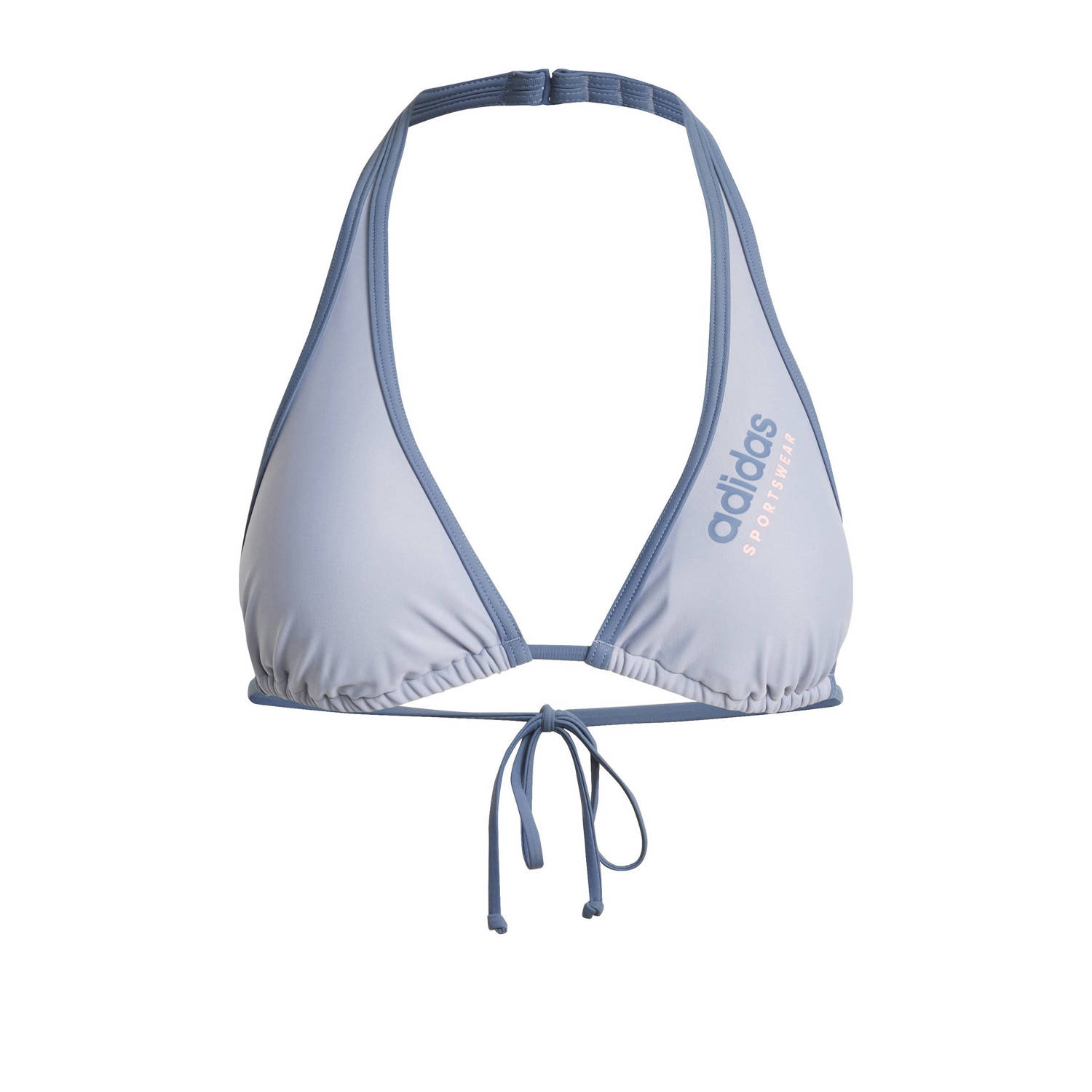 adidas Performance voorgevormde triangel bikini grijs