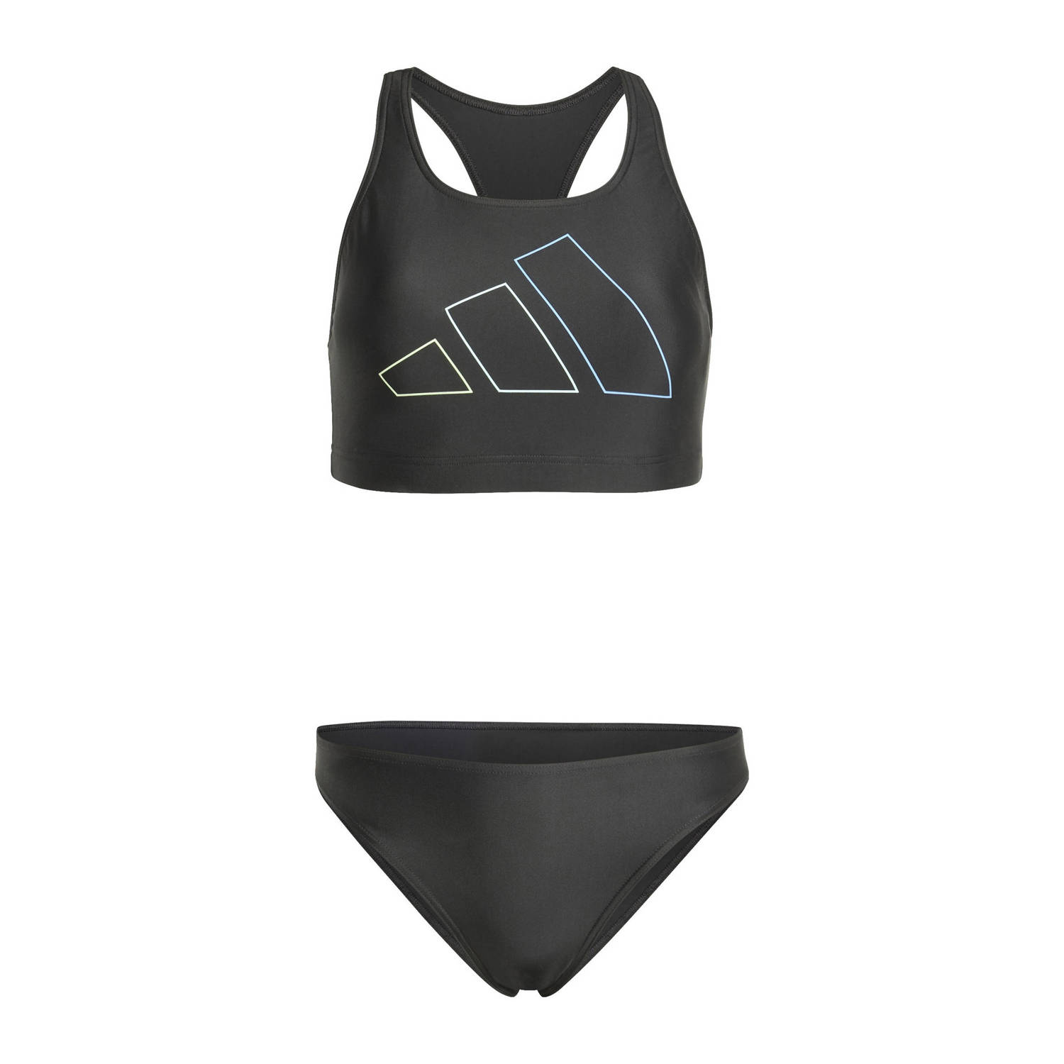 Adidas Performance crop bikini zwart