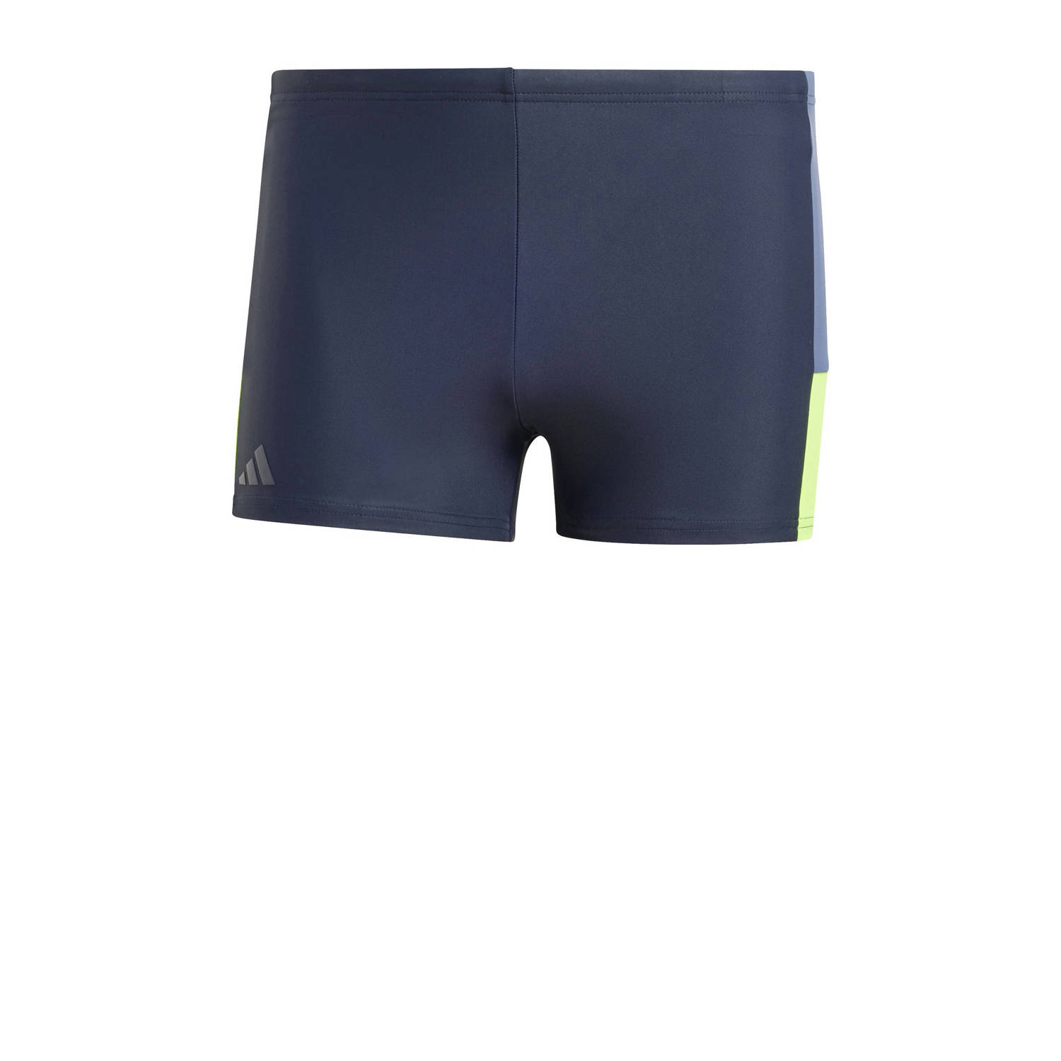 Adidas Performance zwemboxer donkerblauw geel grijs