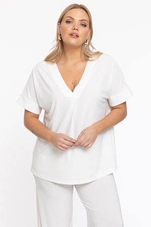 rechtvallend tuniek Plus Size - beige