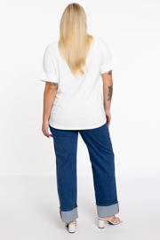 thumbnail: YOEK rechtvallend tuniek Plus Size - beige