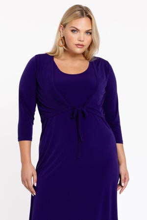 aansluitend vest Plus Size - paars