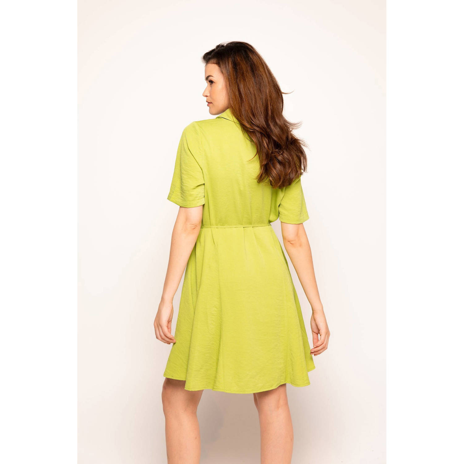 Freebird blousejurk limegroen