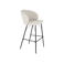 Housecraft Living Joa Barkruk met rugleuning BouclÃƒÂ© Beige (set van 2) Joa Barkruk met rugleuning BouclÃ© Beige - Set van 2