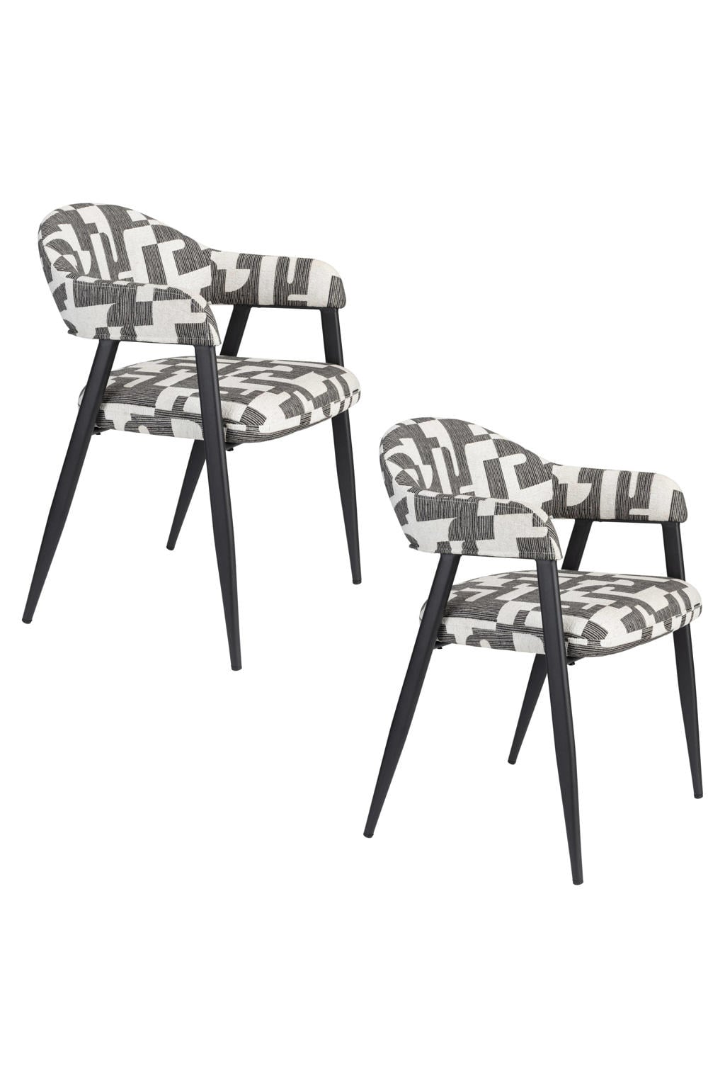 Dutchbone eetkamerstoel Miyo (set van 2)
