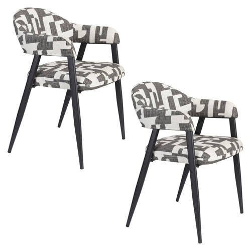 Dutchbone eetkamerstoel Miyo (set van 2) afbeelding