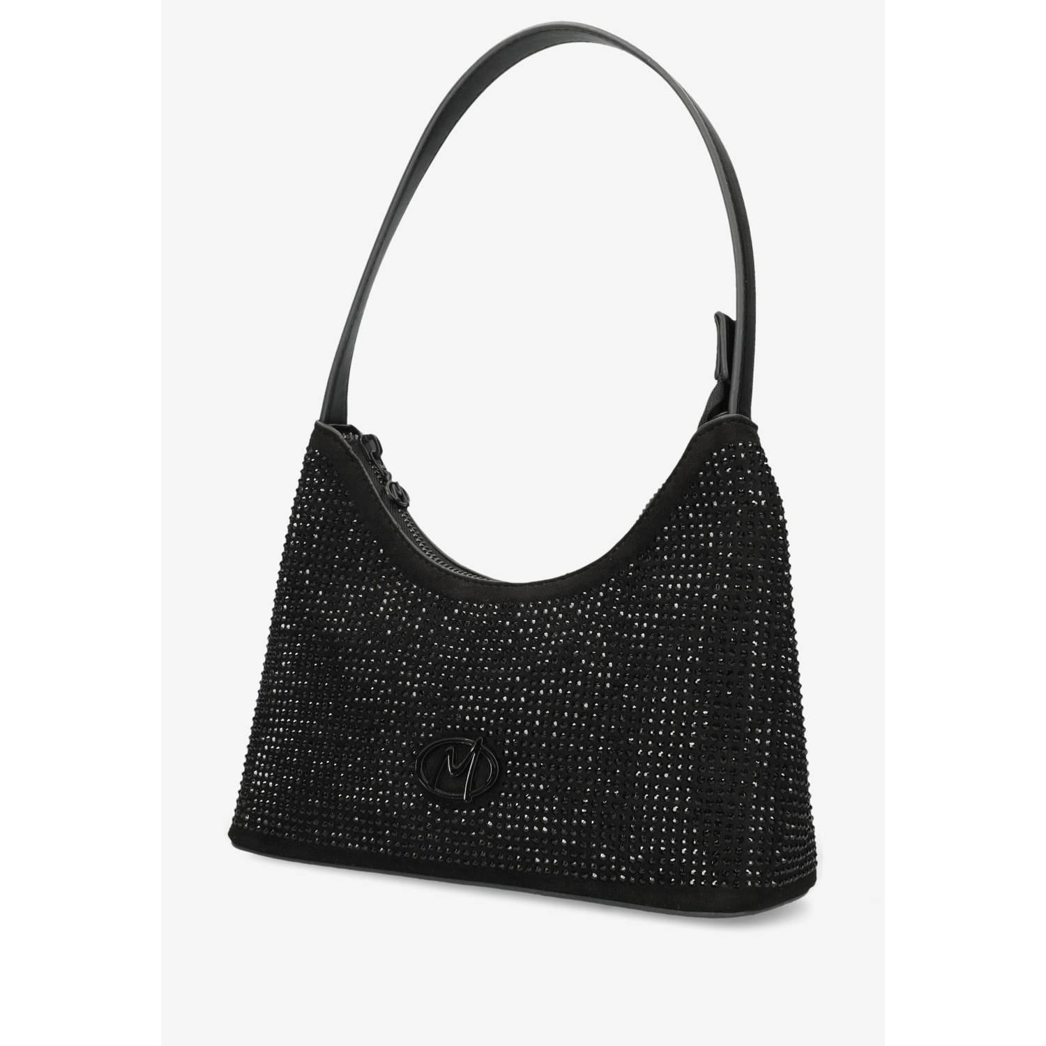 Mexx schoudertas met glitters Olivia zwart