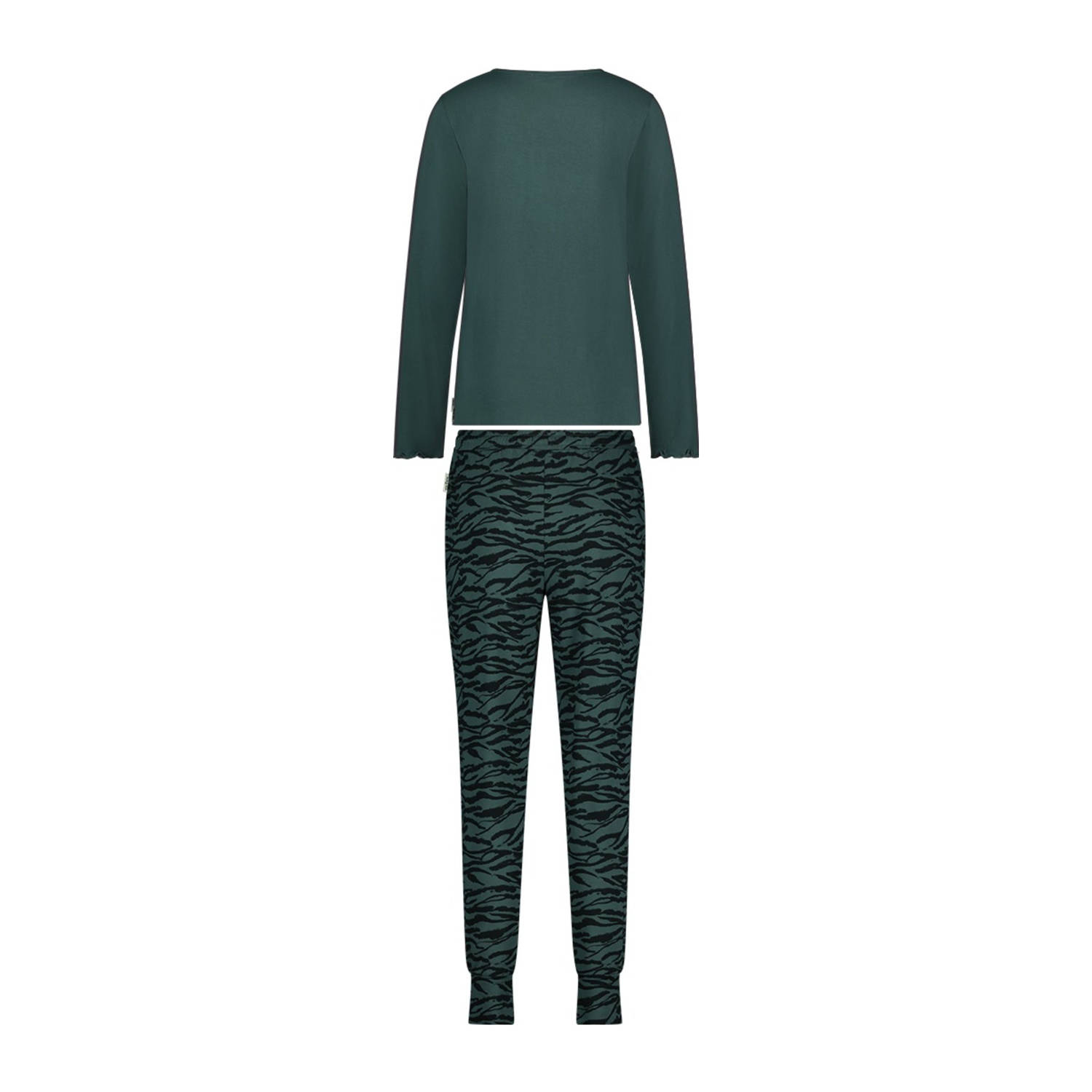 ten Cate pyjama donkergroen donkergrijs