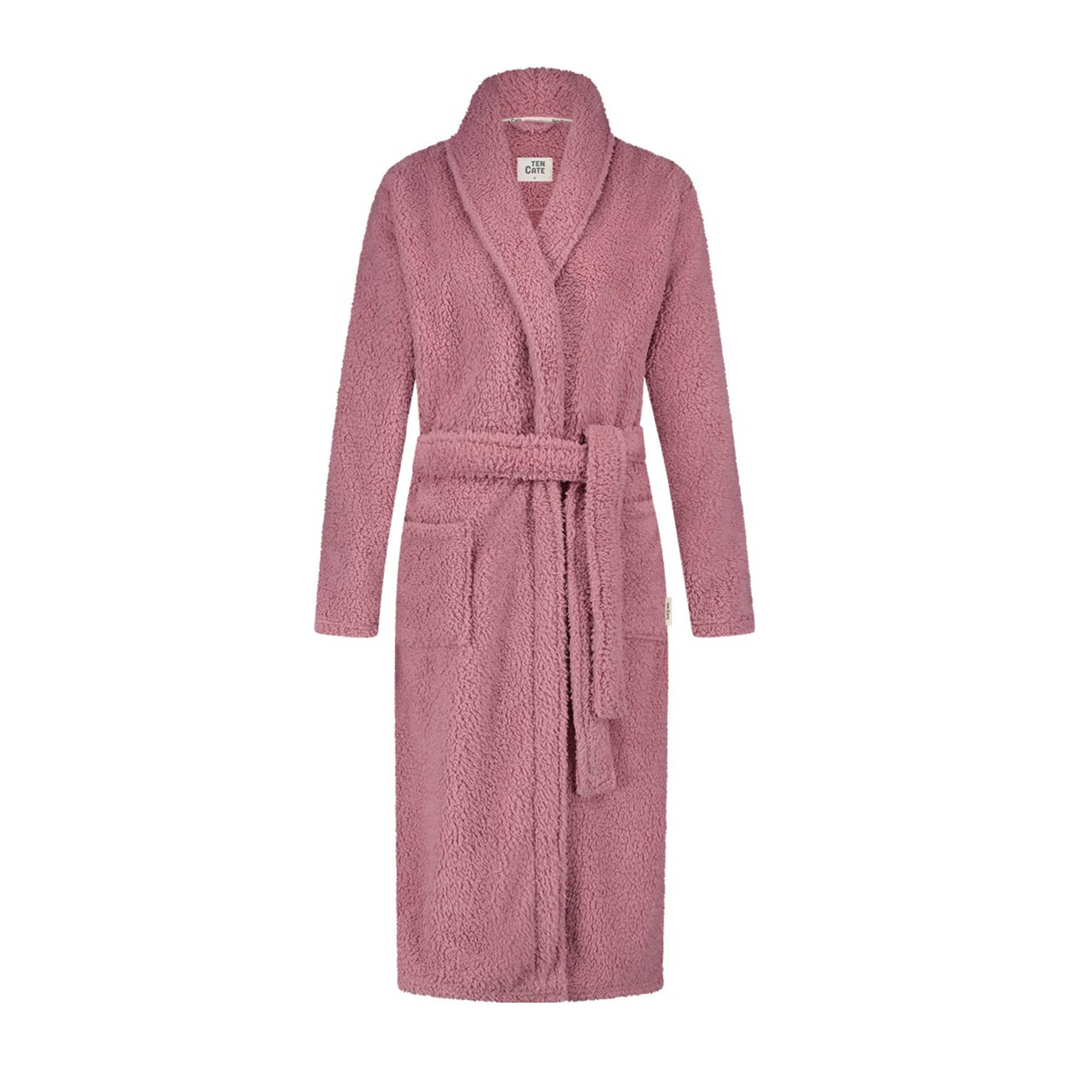 Ten Cate teddy fleece badjas roze