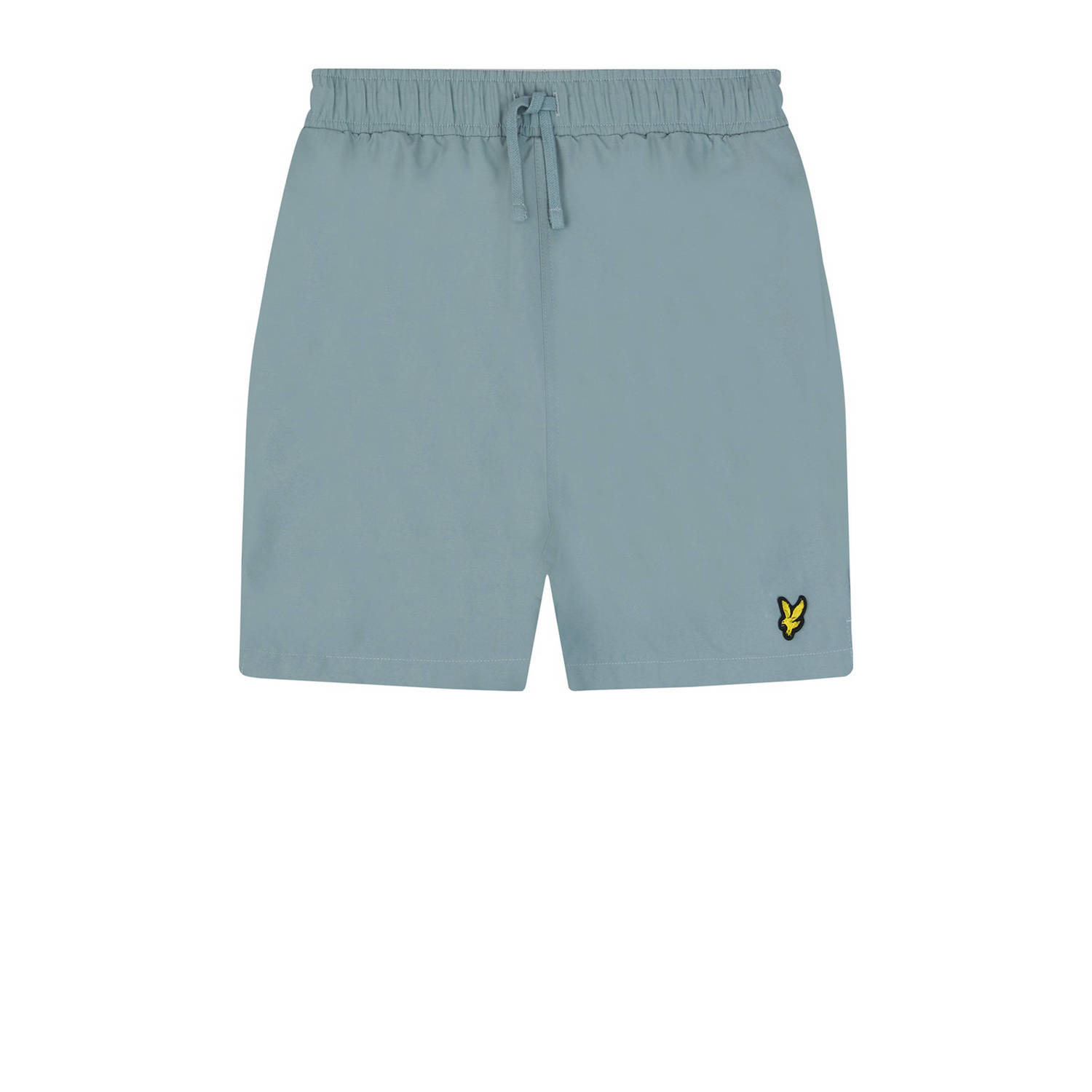 Lyle & Scott sweatshort grijsblauw Korte broek Jongens Polyester Effen 128 134