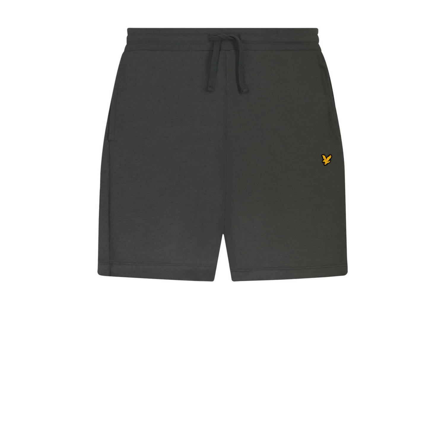 Lyle & Scott sweatshort donkergrijs Korte broek Jongens Viscose Effen 122 128