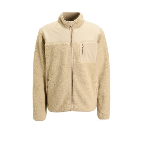anytime teddy fleece vest beige afbeelding