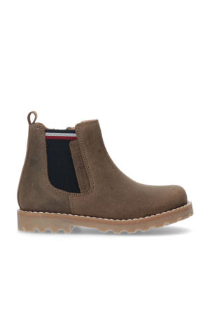 chelsea boots groenbruin