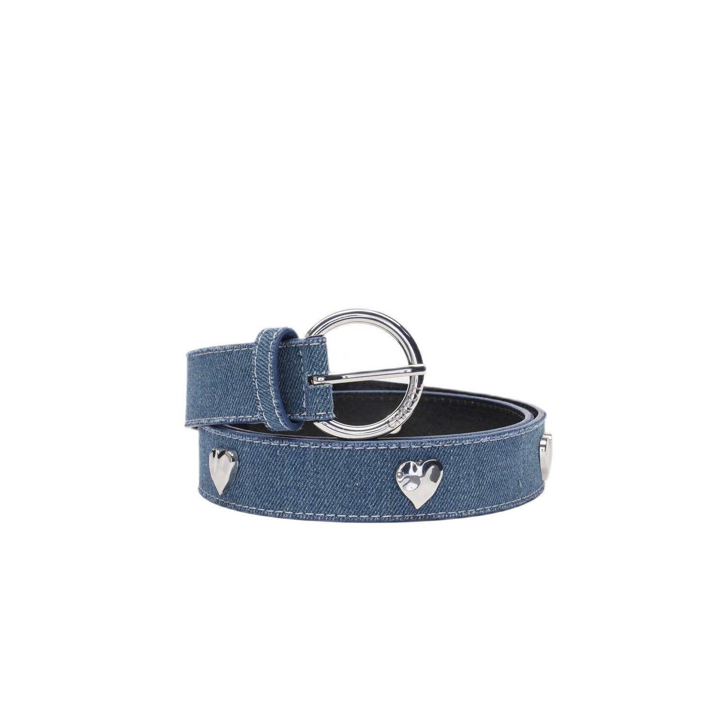 FABIENNE CHAPOT Dames Riemen Hammered Heart Belt Blauw