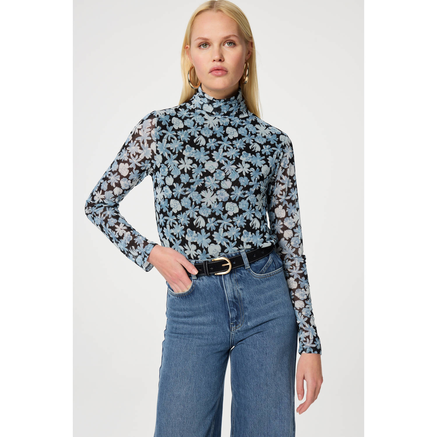 FABIENNE CHAPOT Dames Riemen Cut It Out Heart Belt Zwart