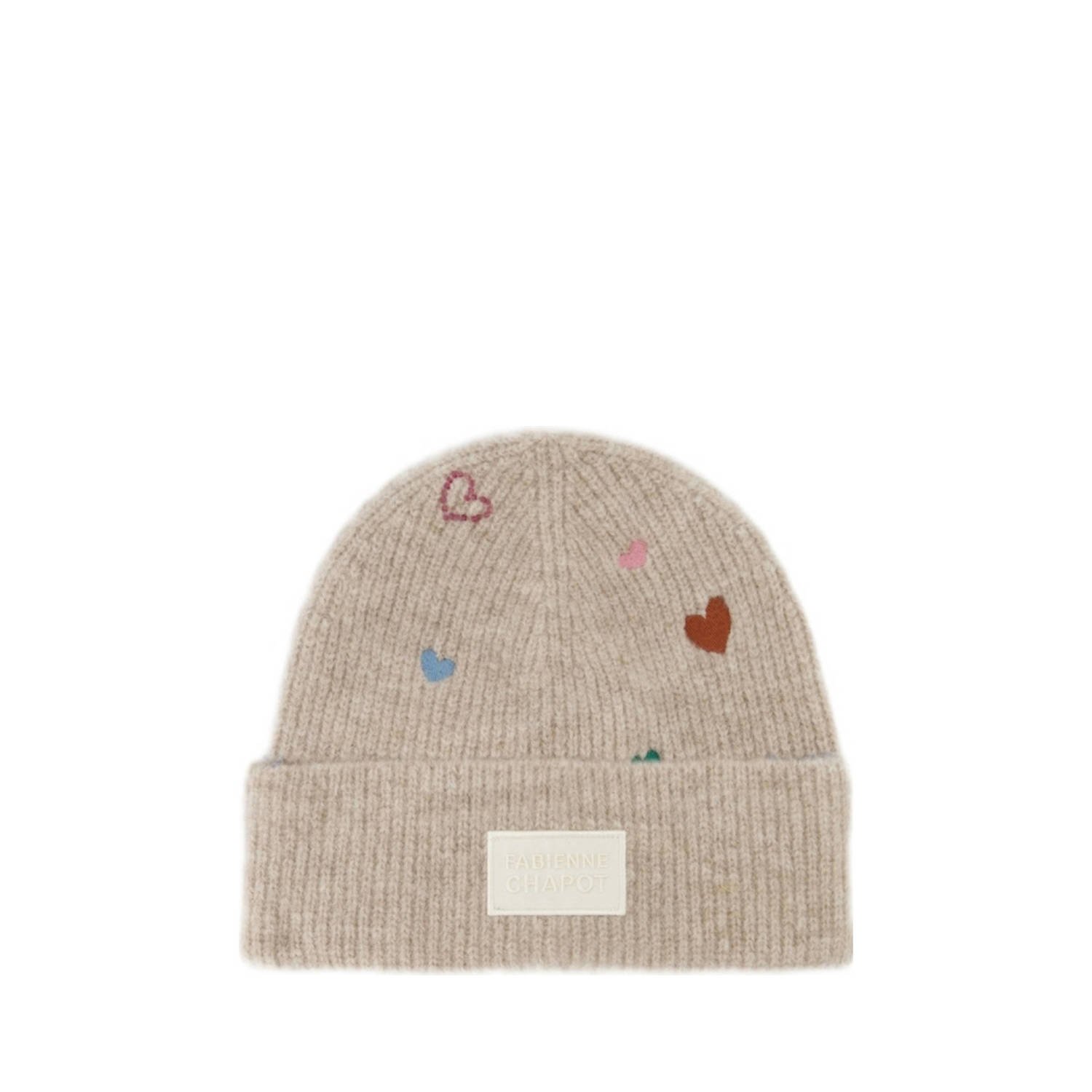 Fabienne Chapot Beige Lidia Beanie Muts Beige Dames