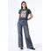 Garcia T-shirt met printopdruk grijs/ multi