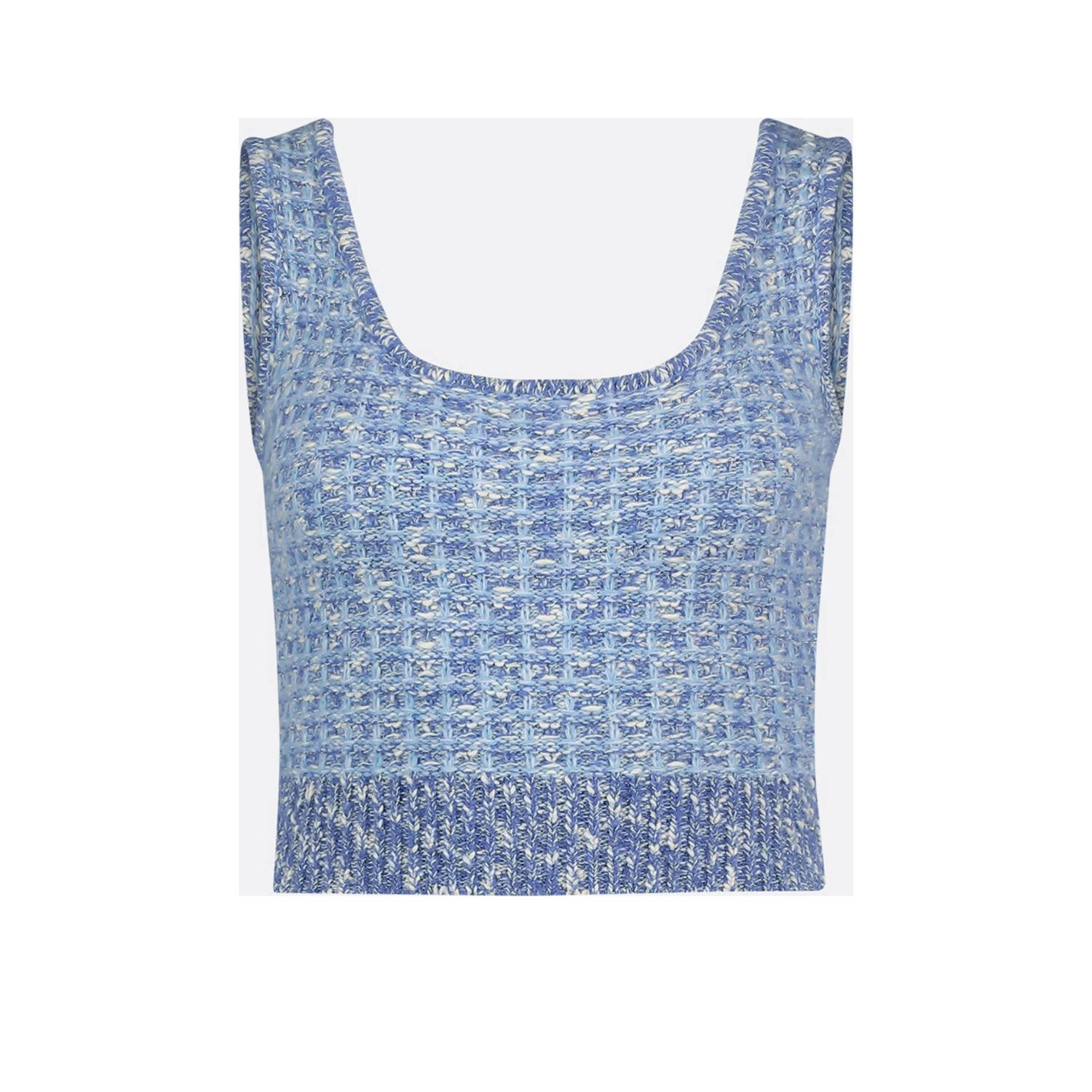 Fabienne Chapot Blauwe Tweed Bralette voor Casual Chic Blue Dames