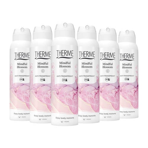 Therme Mindful Blossom Mindful Blossom deodorant - 6 x 150 ml - voordeelverpakking afbeelding