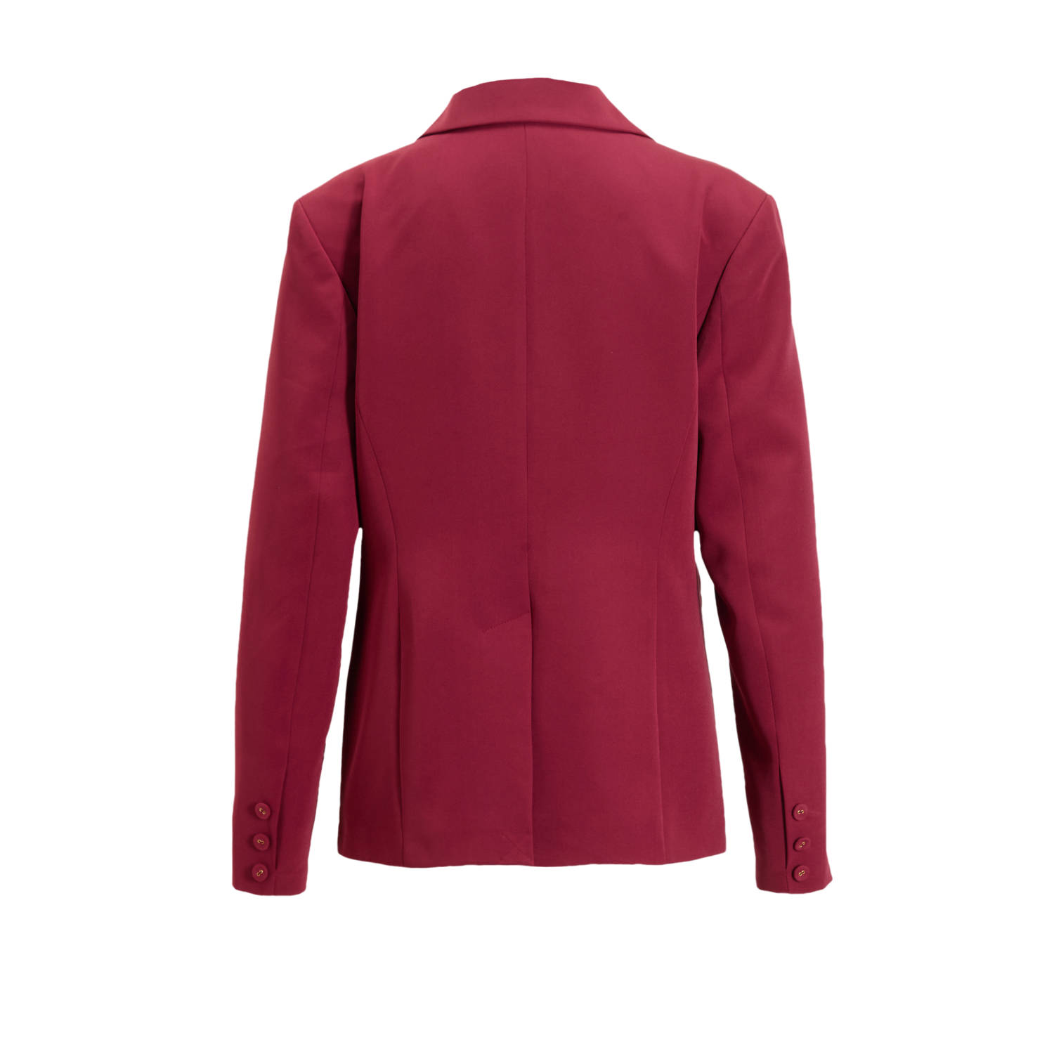 Ruby getailleerde blazer bordeauxrood