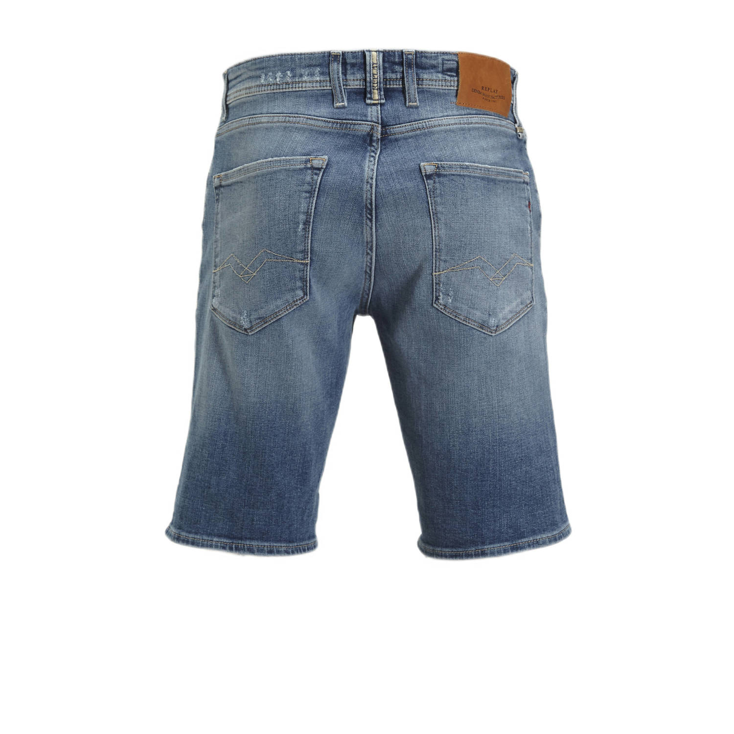 REPLAY tapered fit short blauw